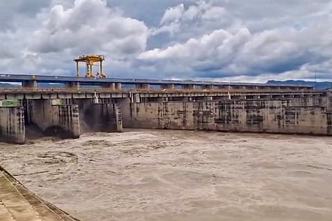 Water diverted from Hathnikund barrage